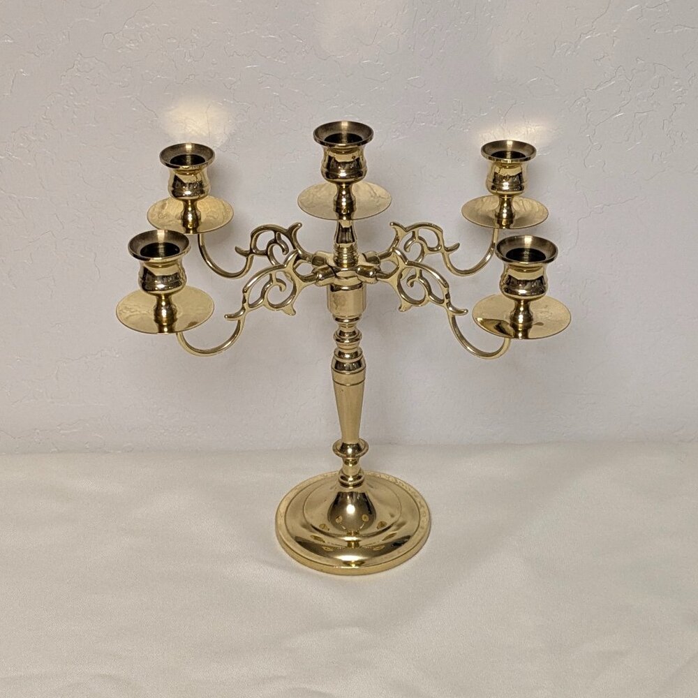 Brass Candelabra, Baldwin, Vintage